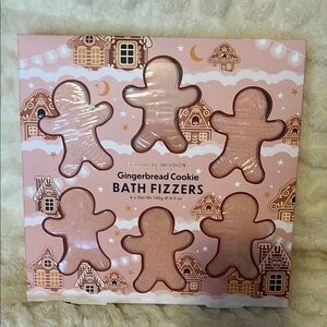 Gingerbread Cookie Bath Fizzers Set 6 count
